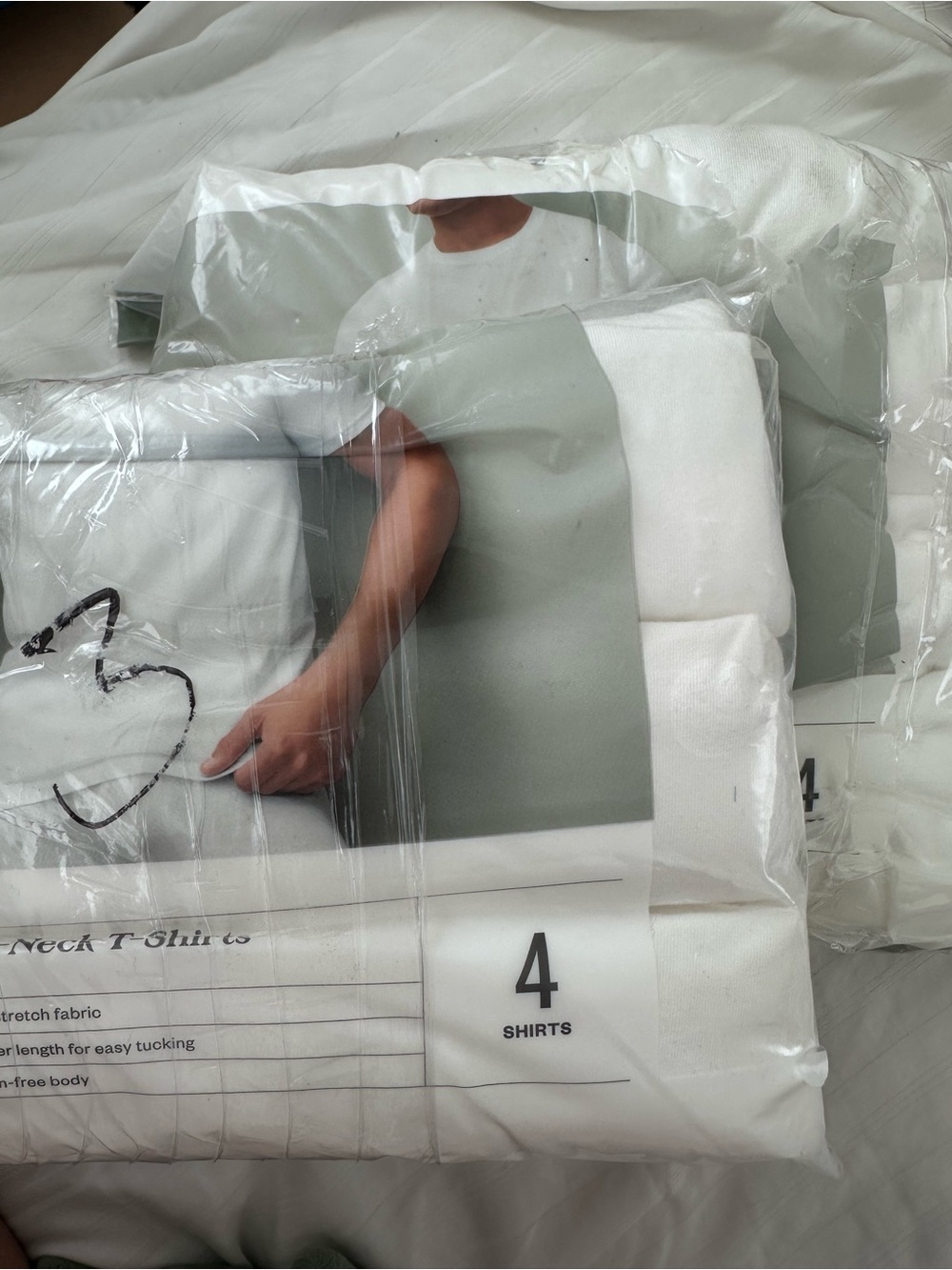 BUNDLE of 7 new white mens shirts